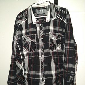 BKE Button Down L/S Shirt XXL Standard Fit
